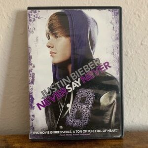 Justin Bieber Never Say Never (2011) DVD Music Concert, VG Tested!